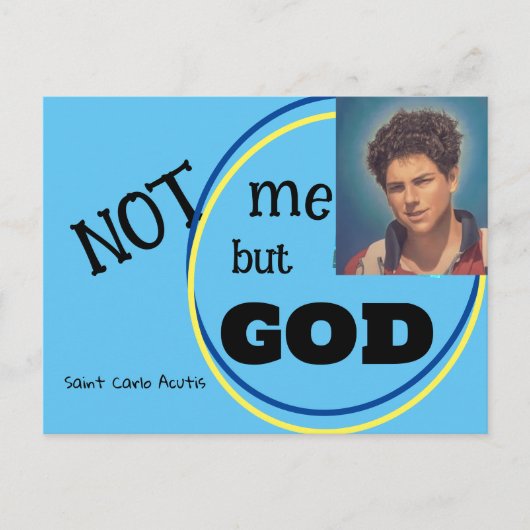 Saint Carlo Acutis Briefkaart (Voorkant)