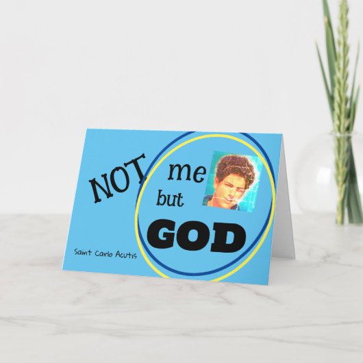 Saint Carlo Acutis Kaart (Voorkant)