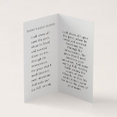 Saint Carlo Acutis Prayer Card  Kaart (Binnen)