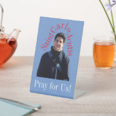 Saint Carlo Acutis Reclamebord Met Voetstuk (Insitu)