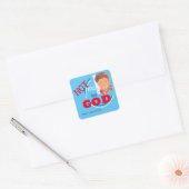 Saint Carlo Acutis Square Sticker (Envelop)