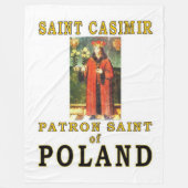SAINT CASIMIR FLEECE DEKEN (Voorkant)
