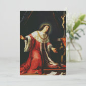 Saint Casimir Jagiellon Bedankkaart (Staand voorkant)