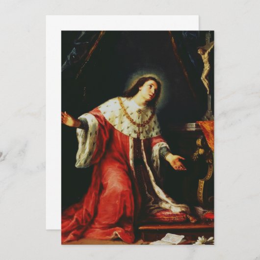 Saint Casimir Jagiellon Bedankkaart (Voorkant / Achterkant)