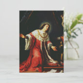 Saint Casimir Jagiellon Feestdagenkaart (Staand voorkant)