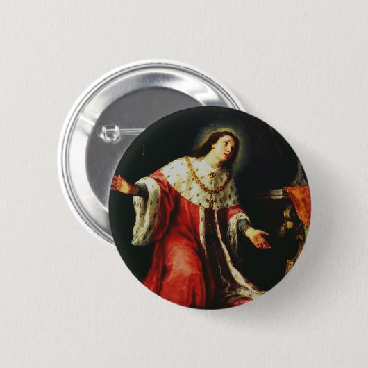Saint Casimir Jagiellon Ronde Button 5,7 Cm (Voorkant /achterkant)