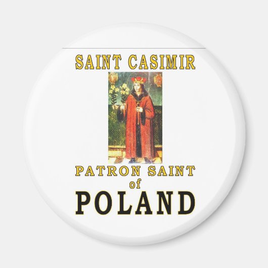 SAINT CASIMIR MAGNEET (Voorkant)