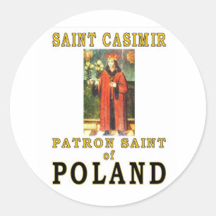 SAINT CASIMIR RONDE STICKER