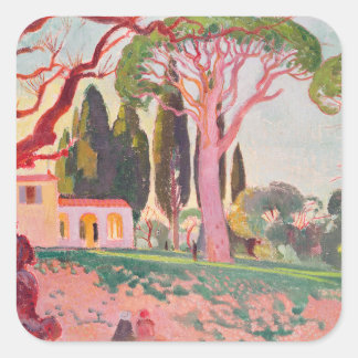 Saint-Cassien Chapel, Cannes, 1922 Vierkante Sticker
