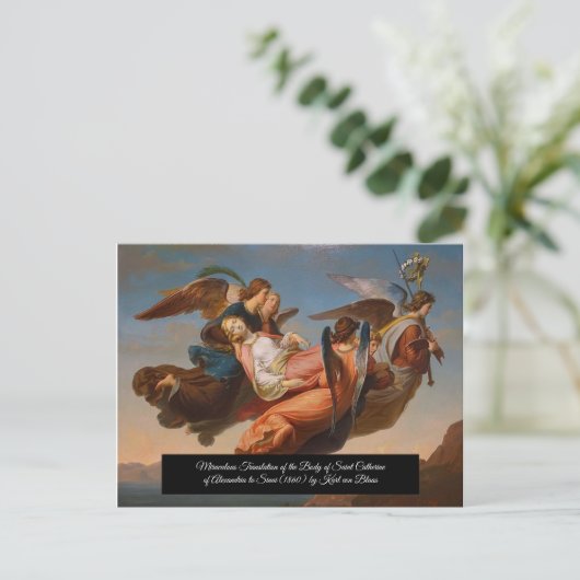 Saint Catherine Briefkaart (Staand voorkant)