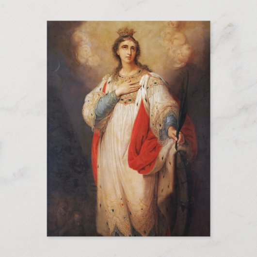 Saint Catherine Briefkaart (Voorkant)