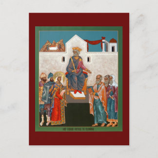 Saint Catherine Confounds de filosofen Briefkaart