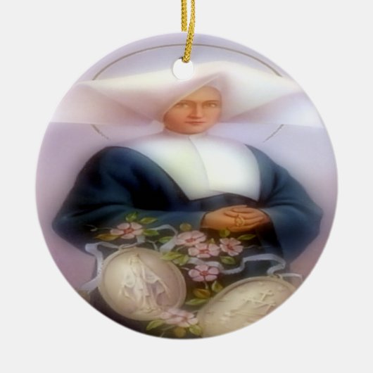 Saint Catherine Laboure Keramisch Ornament (Voorkant)