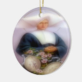 Saint Catherine Laboure Keramisch Ornament (Links)