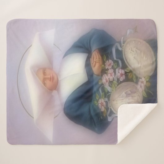 Saint Catherine Laboure Sherpa Deken (Voorkant (horizontaal))