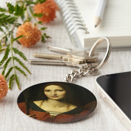 Saint Catherine of Alexandria (Bernardino Luini) Sleutelhanger (Zijkant)