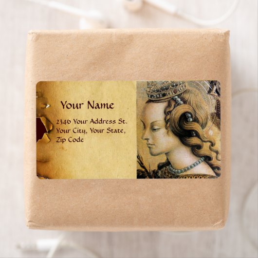 Saint Catherine of Alexandria Etiket (Insitu)