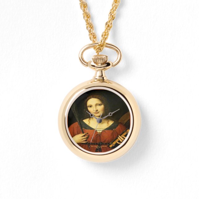 Saint Catherine of Alexandria Horloge (Voorkant)