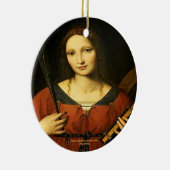 Saint Catherine of Alexandria Keramisch Ornament (Rechts)