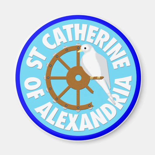 Saint Catherine of Alexandria Magneet (Voorkant)