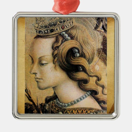 Saint Catherine of Alexandria Metalen Ornament (Voorkant)