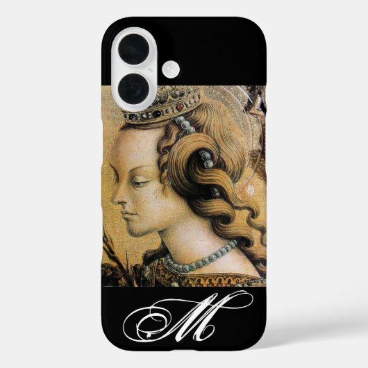 Saint Catherine of Alexandria Monogram Case-Mate iPhone Case (Achterkant)