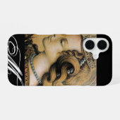 Saint Catherine of Alexandria Monogram iPhone 16 Hoesje (Achterkant horizontaal)