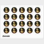 Saint Catherine of Alexandria Ronde Sticker (Vel)