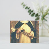 Saint Catherine Of Siena Briefkaart (Staand voorkant)