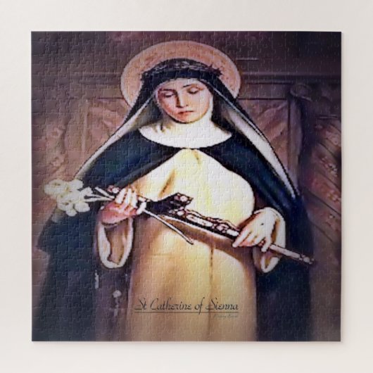 Saint Catherine of Sienna Legpuzzel (Verticaal)