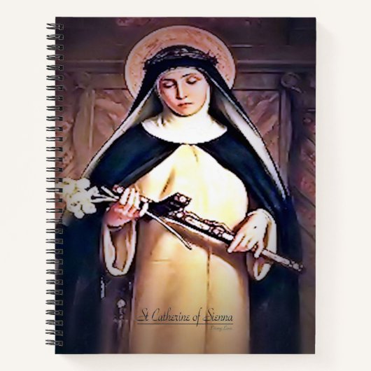 Saint Catherine of Sienna Notitieboek (Voorkant)