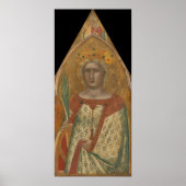 Saint Catherine, Pietro Lorenzetti Fine Art Poster (Voorkant)