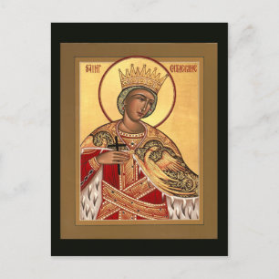 Saint Catherine Prayer Card Briefkaart