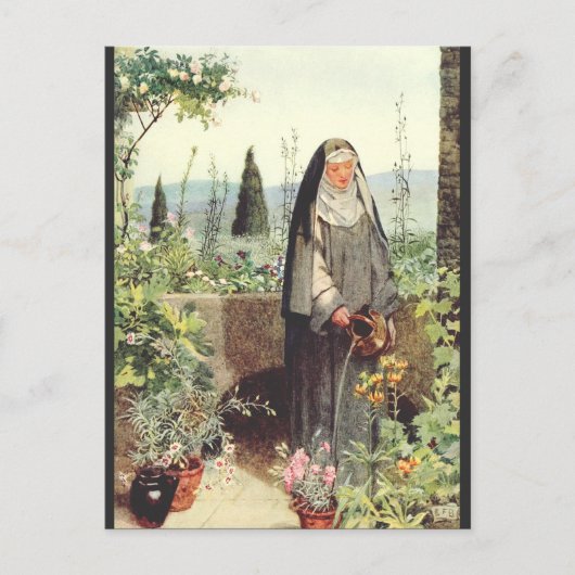 Saint Catherine Siena Briefkaart (Voorkant)