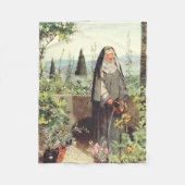 Saint Catherine Siena Fleece Deken (Voorkant)