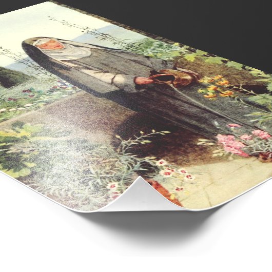 Saint Catherine Siena Foto Afdruk (Hoek)