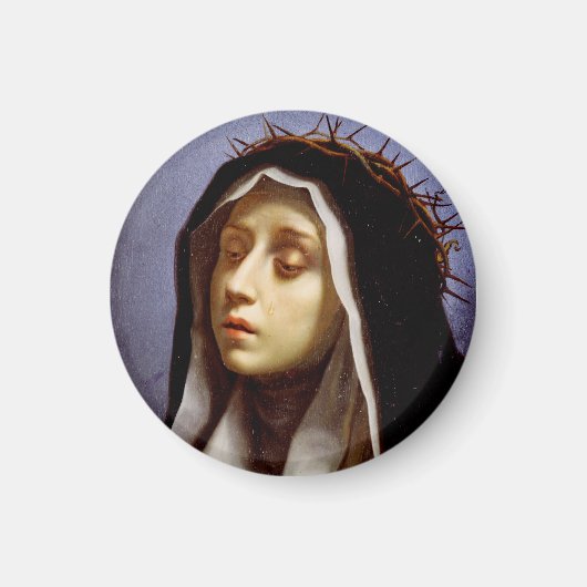 Saint Catherine Siena Magneet (Voorkant)