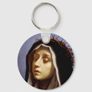 Saint Catherine Siena Sleutelhanger