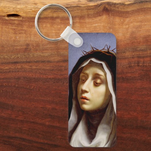 Saint Catherine Siena Sleutelhanger (Voorkant)