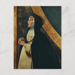 Saint Catherine Siena van Juan Bautista Maino Briefkaart