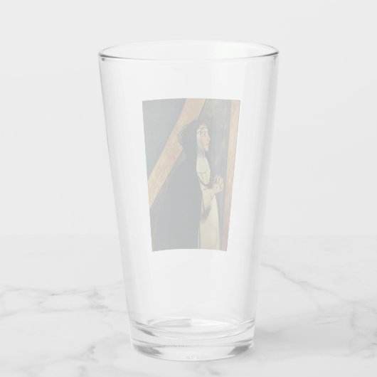 Saint Catherine Siena van Juan Bautista Maino Glas (Achterkant)