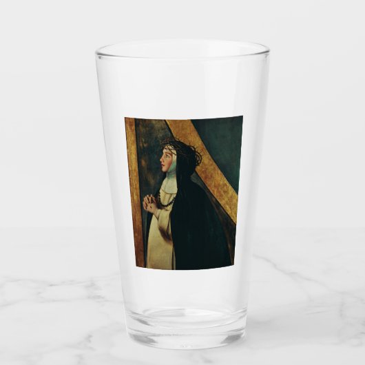 Saint Catherine Siena van Juan Bautista Maino Glas (Voorkant)
