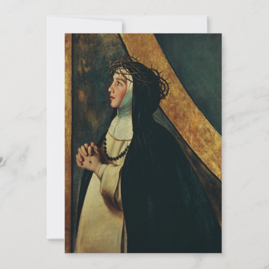Saint Catherine Siena van Juan Bautista Maino Kaart (Voorkant)