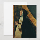 Saint Catherine Siena van Juan Bautista Maino Kaart (Voorkant / Achterkant)