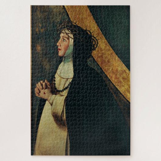 Saint Catherine Siena van Juan Bautista Maino Legpuzzel (Verticaal)