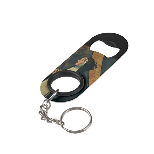 Saint Catherine Siena van Juan Bautista Maino Mini Flessenopener (Achterkant Gekanteld)