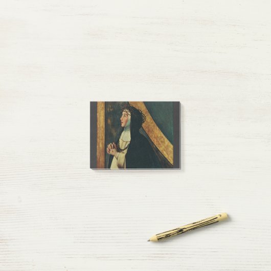 Saint Catherine Siena van Juan Bautista Maino Post-it® Notes (Op bureau)