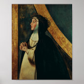Saint Catherine Siena van Juan Bautista Maino Poster (Voorkant)