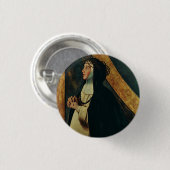 Saint Catherine Siena van Juan Bautista Maino Ronde Button 3,2 Cm (Voorkant /achterkant)
