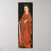 Saint Catherine - Starck Triptych Fine Art Poster (Voorkant)